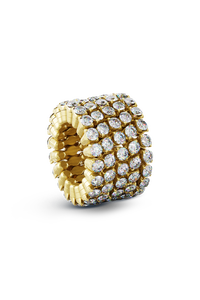 Serafino 5-row Ring Bracelet in Yellow Gold
