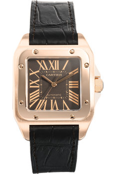 Santos 100 Rose Gold Automatic