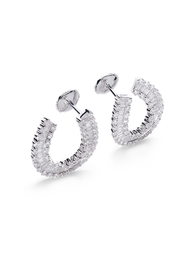 Baguette Love Earrings