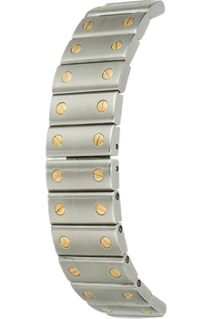 Santos Galbee Yellow Gold and Stainless Steel Automatic