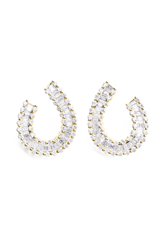 Baguette Love Earrings