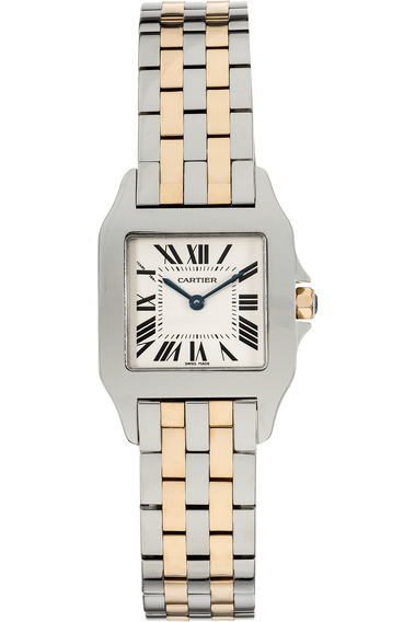 Santos Demoiselle Yellow Gold and Stainless Steel Quartz