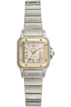 Santos Yellow Gold and Stainless Steel Automatic