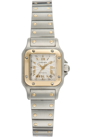 Santos Yellow Gold and Stainless Steel Automatic