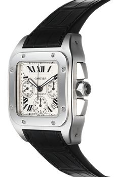 Santos 100 Chronograph Stainless Steel Automatic