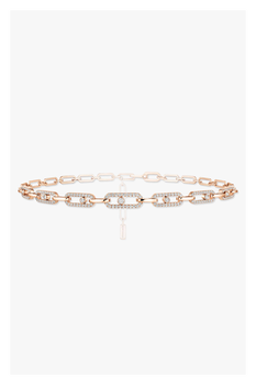 Move Uno Choker in Pink Gold