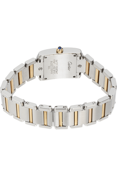Tank Francaise Yellow Gold and Stainless Steel Quartz