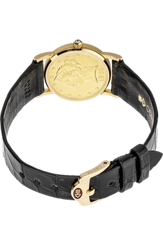 Five Dollar Coin Yellow Gold Quartz