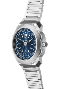 Octo Roma World Time Stainless Steel Automatic