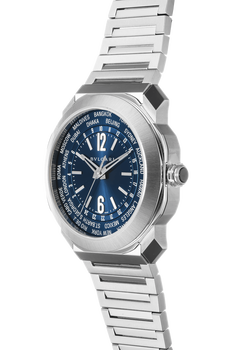 Octo Roma World Time Stainless Steel Automatic