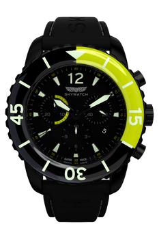 44mm Chrono Black IP