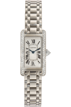 Tank Americaine White Gold Quartz