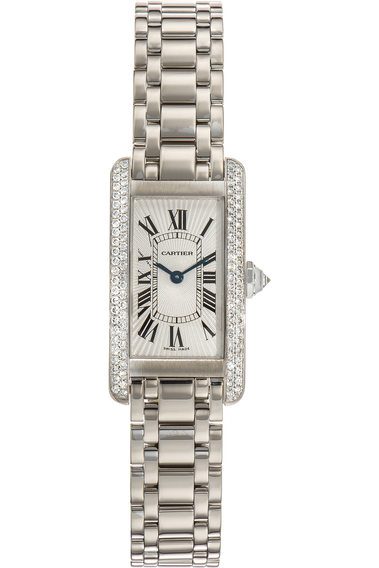 Tank Americaine White Gold Quartz