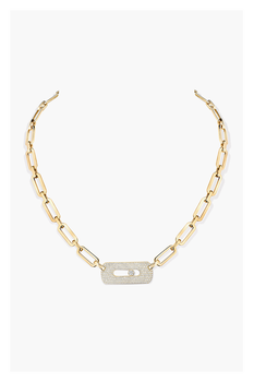 Move Link XL Chain Necklace in Yellow Gold