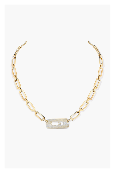 Move Link XL Chain Necklace in Yellow Gold