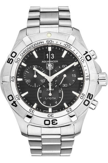 Aquaracer Grande Date Chronograph Stainless Steel Quartz