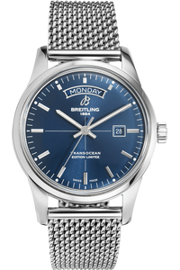 Transocean Day & Date Stainless Steel Automatic