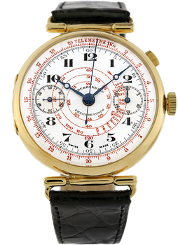 Chaux-De-Fonds Circa 1920&#39;s Yellow Gold Manual