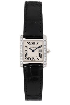 Tank Francaise White Gold Quartz