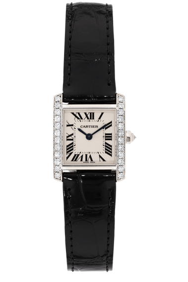 Tank Francaise White Gold Quartz