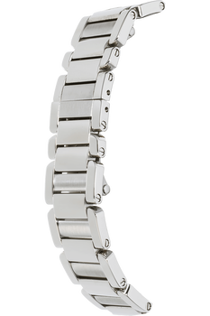 Tank Anglaise Rose Gold and Stainless Steel Quartz
