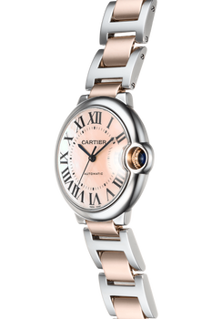 Ballon Bleu Rose Gold and Stainless Steel Automatic