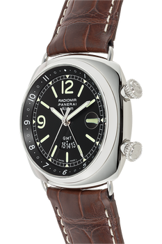 Radiomir GMT Alarm Stainless Steel Automatic