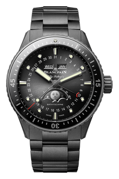 Fifty Fathoms Bathyscaphe Quanti&egrave;me Complet Phases de Lune