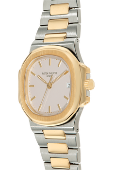 Nautilus Reference 3800 Yellow Gold and Stainless Steel Automatic