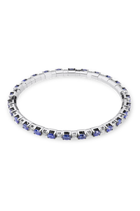 Classics Sapphire and Diamond Stretchy Bracelet