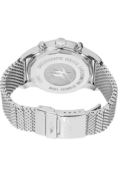 Transocean Chronograph Unitime Stainless Steel Automatic