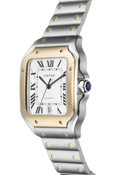 Santos de Cartier Yellow Gold and Stainless Steel Automatic