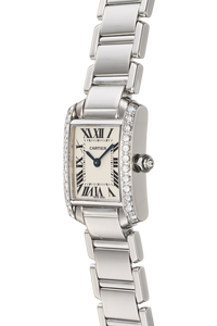 Tank Francaise White Gold Quartz