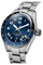 Autavia Calibre 7 Automatic Mens Blue Steel Watch
