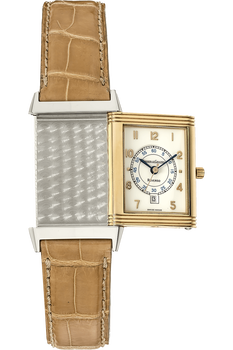 Reverso Date Yellow Gold and Stainless Steel Quartz