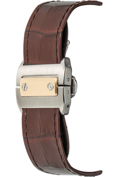 Santos 100 Yellow Gold and Stainless Steel Automatic