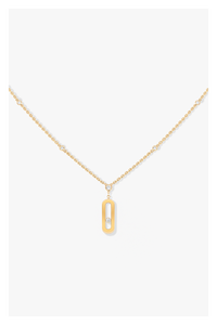 Move Uno Necklace in Yellow Gold