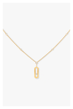 Move Uno Necklace in Yellow Gold