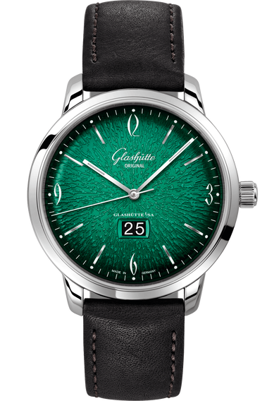 Glashutte sixties panorama date green outlet