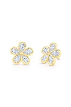 Buttercup Studs in Yellow Gold