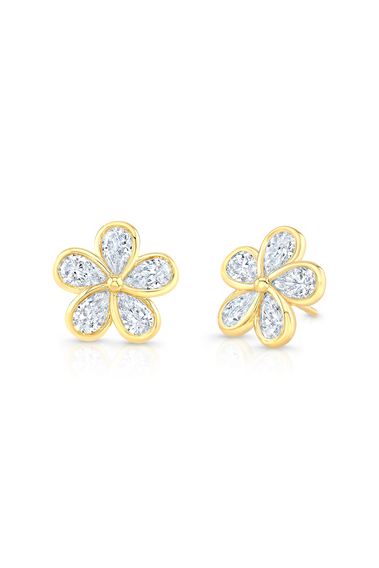 Buttercup Studs in Yellow Gold