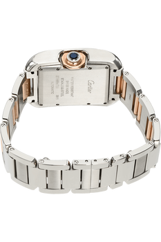 Tank Anglaise Rose Gold and Stainless Steel Automatic