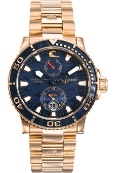 Maxi Marine Blue Surf Limited Edition Rose Gold Automatic