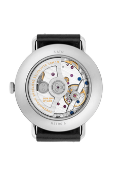 NOMOS Glash tte Metro neomatik 39 silvercut