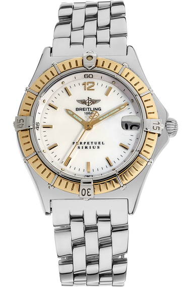 Lady Sirius Perpetual Yellow Gold and Stainless Steel Quartz