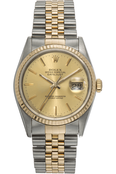 Datejust Circa 1989 Yellow Gold and Stainless Steel Automatic