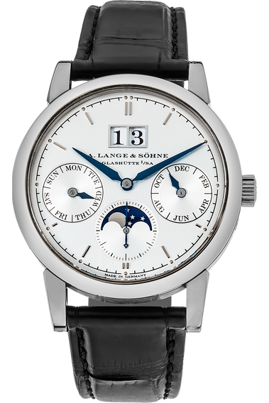 Saxonia Annual Calendar White Gold Automatic