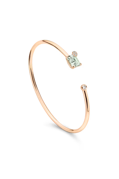 Peekaboo Prasiolith Bracelet