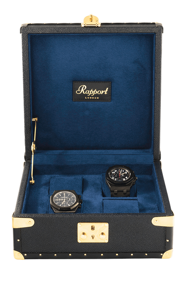 Rapport Berkeley 4 Watch Case Navy Blue L305