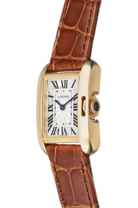 Tank Anglaise Yellow Gold Quartz
